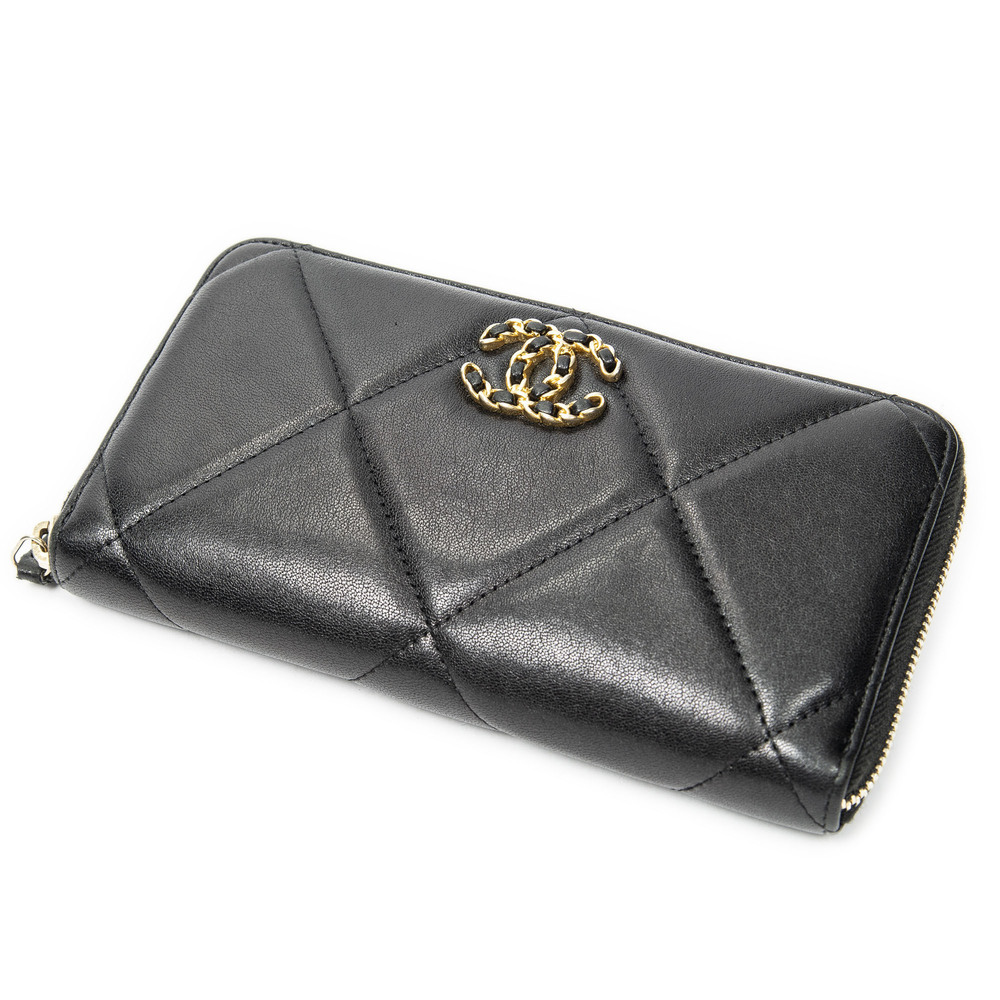 Chanel 19 Zip Around Wallet